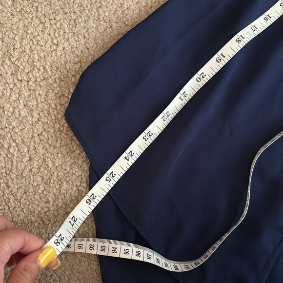 Stella Luce Navy Blue Sleeveless Women's Top size Large - Picture 3 of 5